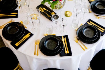 Graphite-black-crockery-to-hire-in-Blackheath