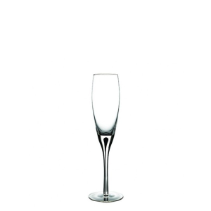 Champagne Flute 7.4oz - Black Tear Drop